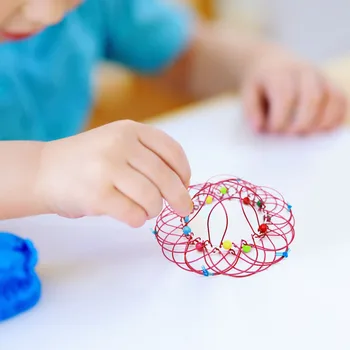 Suaugusiems Vaikams Anti-stresas Žaislas Mandala Išskleidimo Žaislas Įvairių Gėlių Krepšelis Trisdešimt šešių Sušvelnino Plieno Žiedas Fidget Žaislą Dovanų