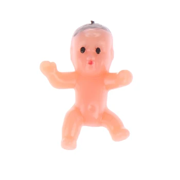 10/20/60Pcs 1inch Mini Plastikinių Kūdikių Vaikai Aukštos Kokybės Kalėdų lėlės kepimo lėlės