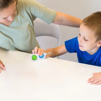 1Pc Silikono Fidget Dimple Žaislas atsitiktinių spalvų Paspauskite Streso pagalbos Ranką Žaislai Išskleidimo Žaislus Vaikams, Suaugusieji, Home Office