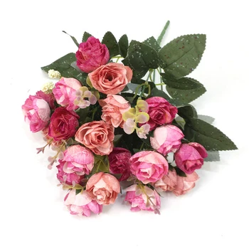 21 Vadovai, Dirbtinės Gėlės Snaigės Rožės Mažos Gėlės, Puokštės, Vestuvių Namų Puošybai Dirbtinės Gėlės Laikymo Gėlių