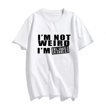 Aš Ne Keista, aš Limited Edition Spausdinti Marškinėlius Moterims trumpomis Rankovėmis O Kaklo Laisvi, T-marškinėliai, Moteriški Marškinėliai, vasaros mados viršūnes
