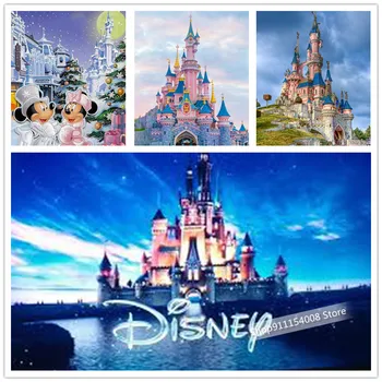 Disney 5D Diamond Siuvinėjimo Mickey Mouse Diamond Tapybos Kryželiu Krištolo ir Deimantų Mozaikos Vaizdą Sienos Menas Namų Dekoro Dovana