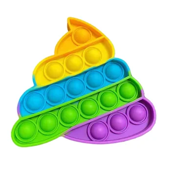 Fidget Žaislai Suaugusių Paspauskite Burbuliukai Išmatų Formos Sumažinti Autizmo Emocinė iškrova Įtempių Žaislas Išspausti Žaislai, Dovanos Vaikams