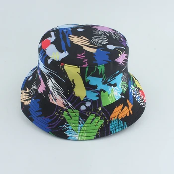 Harajuku Kibiro Kepurę Grįžtamasis Vasaros Saulė Kepurės Moterims, Vyrams, Grafiti, Kaklaraištis Dažų Žvejys Skrybėlę Streetwear Hip-Hop Kepurės