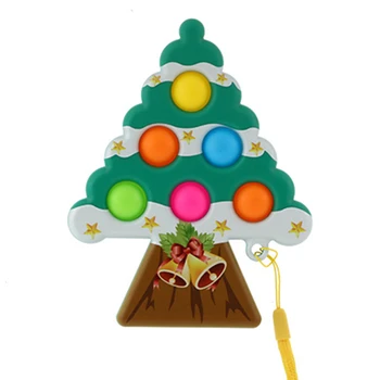 Kalėdų Eglutė Fidget Reliver Stresas Žaislai Stumti Burbulas Antistress Žaislai Suaugusių Vaikų Jutimo Žaislai