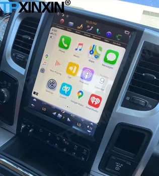 128 Tesla Ekrano Carplay Android Automobilio Radijo 2 Din Stereo Imtuvas Dodge RAM 1500 2500 2018 2019 2020 GPS Audio Recorder Vienetas