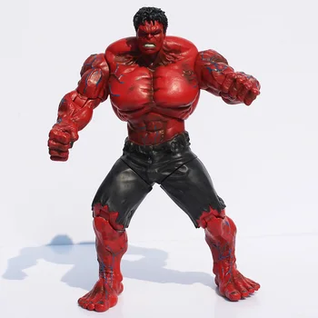25CM Filmas Super Herojus Keršytojas Hulk PVC Veiksmų Skaičius, Žaislų Raudona Hulk Žalia Hulk Duomenys Veiksmų Skaičius, Surinkimo Modelis Žaislai