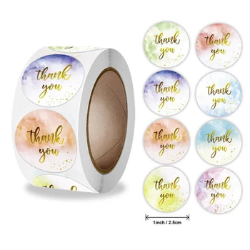 Dream Serijos Ačiū, Lipdukai, Etiketės, Apdailos Sandarinimo Colorfu Popieriaus Iškarpos Raštinės Prekes Lipni Lipdukas 100VNT
