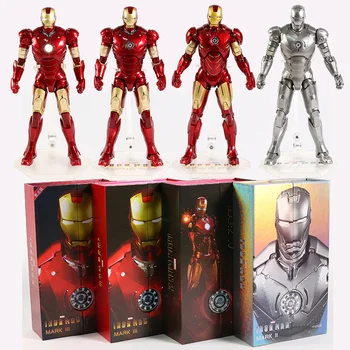 Geležinis Žmogus MK2 MK3 Filmą Veiksmų Skaičius, Mark III Ženklas 3 2 Avenger Ironman Tony Stark Legendų, Žaislai, Lėlės Modelis