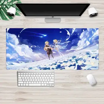 Genshin Poveikio Kilimėlis Animacija, Žaidimų Mousemat XL Didelis Gamer Minkšta Klaviatūra, KOMPIUTERIO Stalas Kilimėlis Takuo Kompiuteris Tablet Mousepads