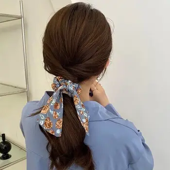 Korėjos versija, naujas gėlių plaukų žiedas plaukų aksesuarai l surišti plaukai, lankas, kaspinas streamer Mori moterų kaklaraištis galvos virvę šukuosena