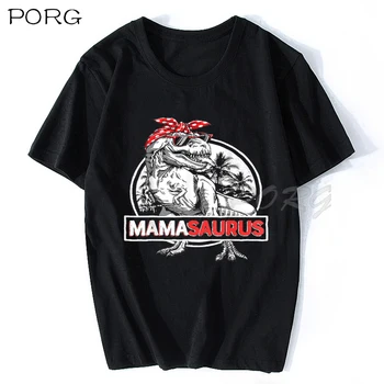 Mamasaurus T Rex Dinozaurai Vyrų T-shirt Anime Marškinėliai Vyrams Negabaritinių marškinėliai Harajuku vyriški Drabužiai, marškinėliai Žmogus Vasaros Kawaii