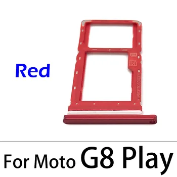 Mobiliojo Telefono SiM Dėklas Motorola Moto G7 G8 G9 Žaisti Plius Galios SIM Kortelės Lizdas, SD Kortelės lizdas Laikiklio Adapteris