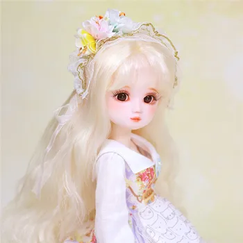 Svajonių Fėja BJD Doll 1/4 Dienoraštis Princesė Serijos 45cm Kamuolys, Šlifuota Lėlės SD MSD Mados Makiažas 