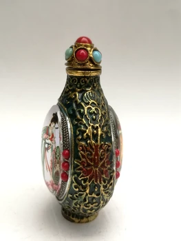 YIZHU CULTUER MENO Kolekcija Senosios Kinijos Cloisonne Bronzos Drožyba Apdaila Grožio Paveikslas, tapyba Uosti buteliai