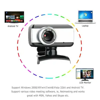 HD USB 2.0 Webcam 480P Web Kamera Su Mikrofonu vaizdo Kameros su Vaizdo Įrašymo Klasės Gyventi Mokymo Usb Kamera, PC Kompiuteris TXTB1