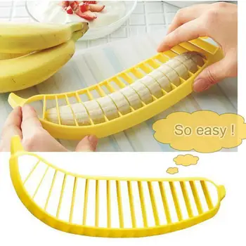 Plastikiniai Bananų Slicer Cutter Vaisių, Daržovių Įrankiai Salotos Maker Maisto Ruošimo Priemonės Practica Slicer Cutterl Virtuvės Dalykėlių Priedai