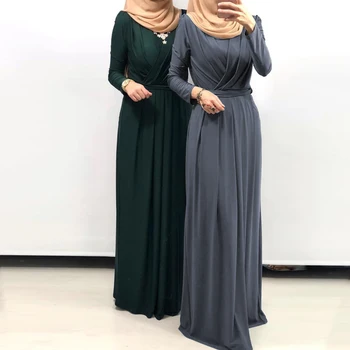 Plus Size Abaja Dubajus Afrikos Hijab Musulmonų Mados Caftan Dress Marocain Turkijos Suknelės Islamas Drabužių Abayas Moterų Vestido