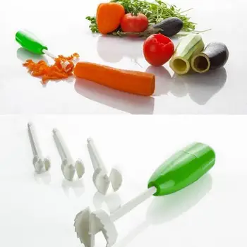 Praktinių 4 Vnt / Set Virtuvės Įrankiai Daržovių Kasimo Vaisių, Daržovių Spiralizer Corer Įrankiai Įžuvinti Prietaiso Cutt D2P4