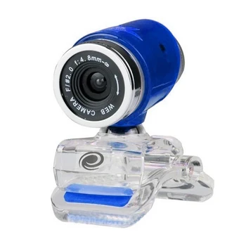 USB Webcam HD Skaitmeninė Vaizdo Web Kamera su Mikrofonu Clip-on PC Nešiojamas Kompiuteris Nemokama Vairuotojo Kamerą Pasukti USB Kameros