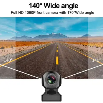 Naujas Obuolio Brūkšnys Cam Automobilių DVR Kamera Su ADAS Funkcija 140 Laipsnis HD 1080P Auto Dashcam USB Vaizdo įrašymo Android Automobilio Radijo